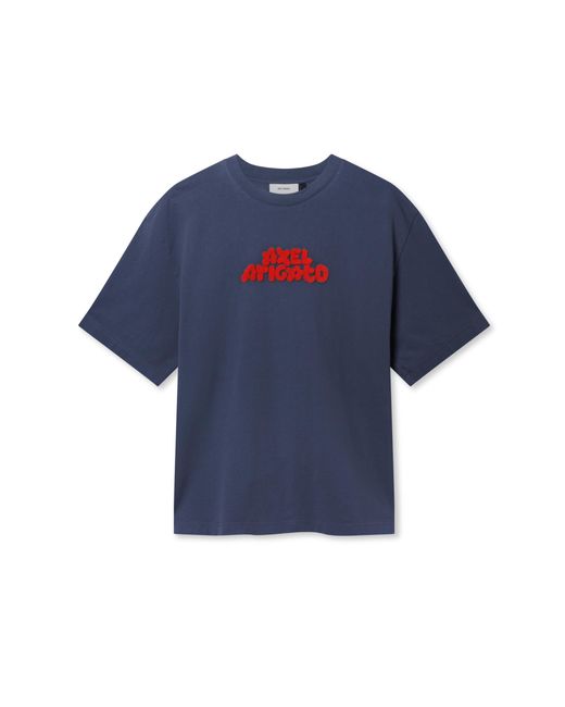Axel Arigato Blue Flock T-Shirt for men
