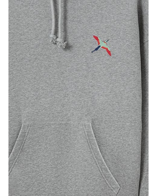 Axel Arigato Gray Bee Bird Hoodie for men