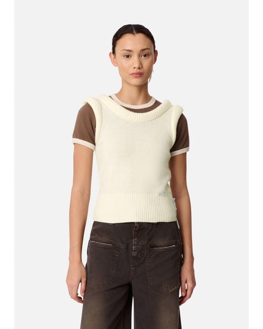 Axel Arigato White Marla Vest