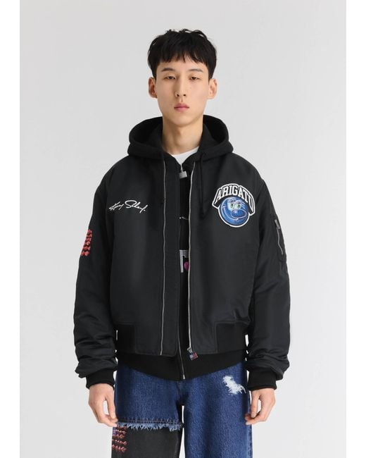 Axel Arigato Black Aa X Kenny Scharf Bomber for men