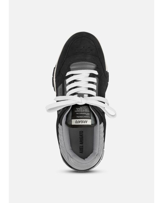 Axel Arigato Black Premium Leather Retro Sneakers for men