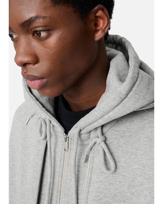 Axel Arigato Gray Trey Mélange Hoodie for men