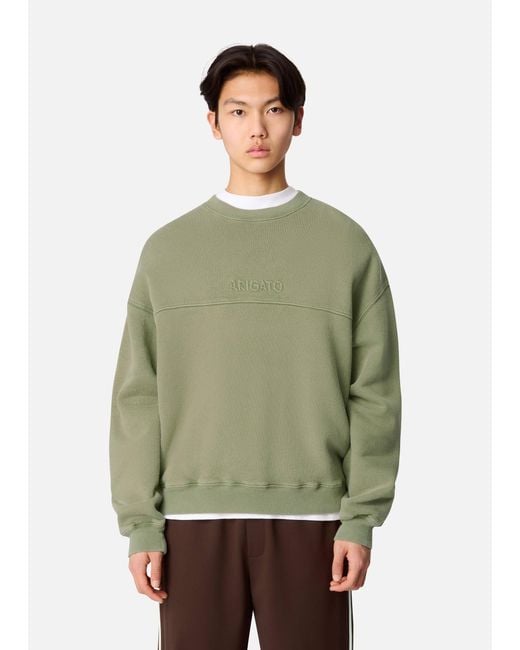 Axel Arigato Green Gens Washed Sweatshirt for men
