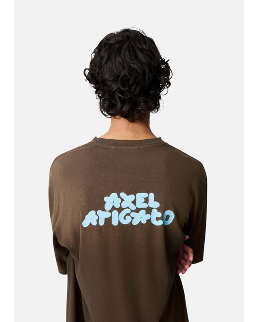 Axel Arigato Brown Bubble Reverse T-Shirt for men