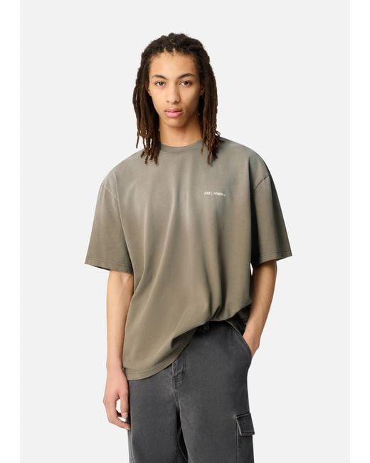 Axel Arigato Gray Gradient T-Shirt for men