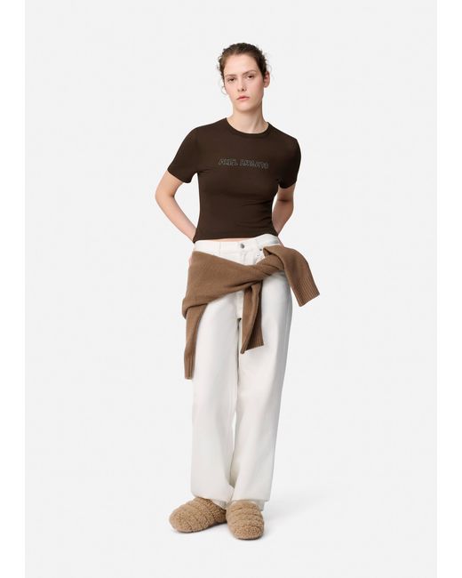 Axel Arigato Brown Arigato Sheer Top
