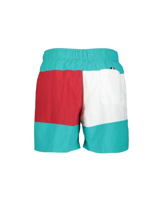 tommy hilfiger shorts red white and blue