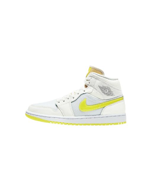 nike air jordan 1 mid se voltage yellow