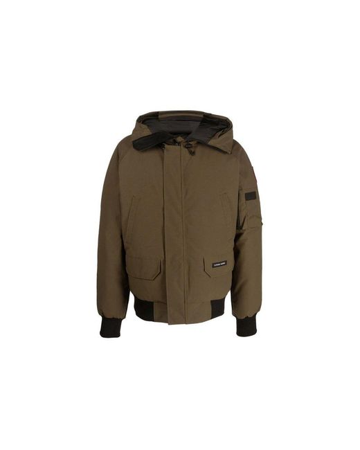 Canada Goose Chilliwack Hooded Arctic-tech Bomber Jacket Military Green in  Brown for Men