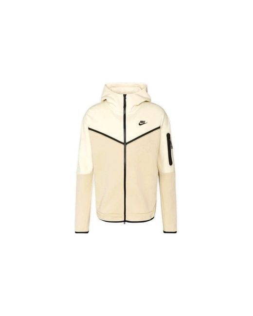 nike fleece tech beige