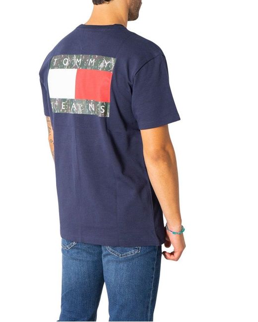 black oversized printed t shirt