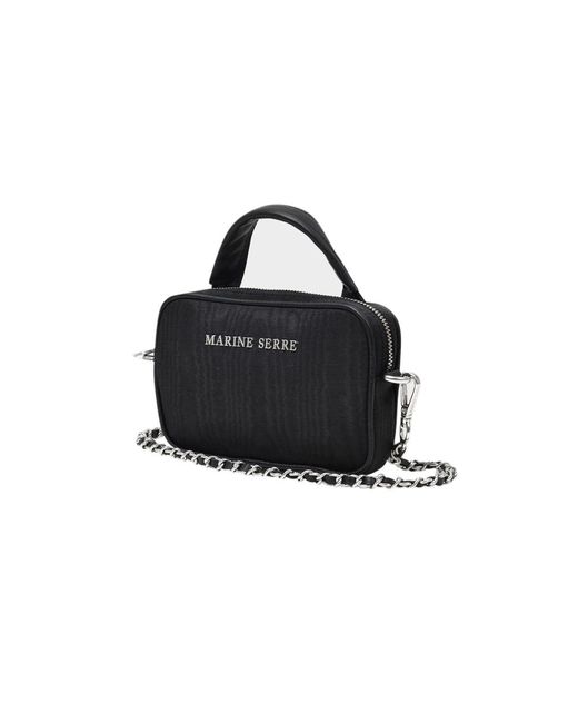 Marine Serre Synthetic Mini Madame Bag in Black | Lyst