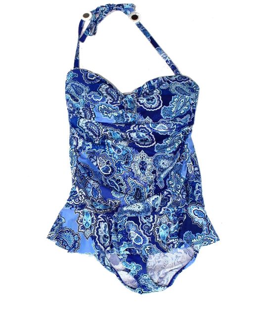 Lauren by Ralph Lauren Synthetic Swimwear Size 4 Paisley Tankini in