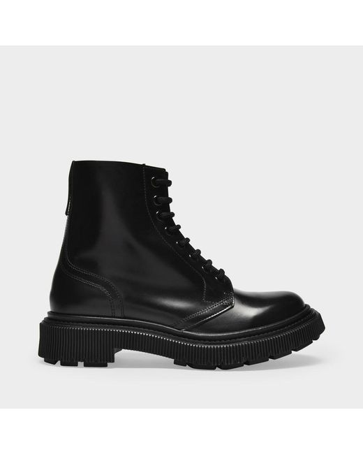 Adieu Type 165 Ankle Boots In Leather in Black | Lyst