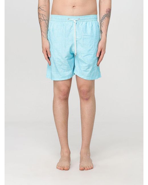 Paul & Shark Blue Swim Trunks Drawstring Waist for men