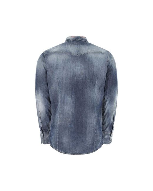 DSquared² Dsquared Camicia in Blue for Men | Lyst