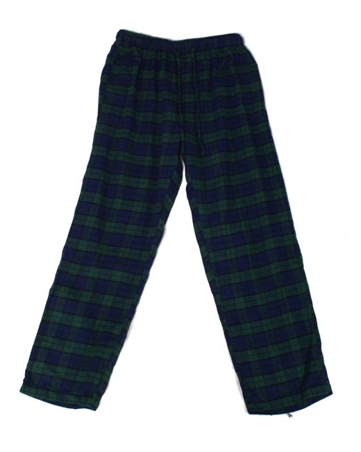 Club Room Cotton Sleepwear Blue Green 