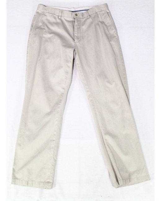 Ralph Lauren Cotton Polo Business Pants Beige Size 35x32 Khaki Relaxed ...