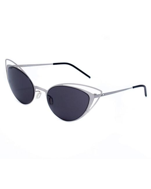 Italia Independent Blue Metal Sunglasses