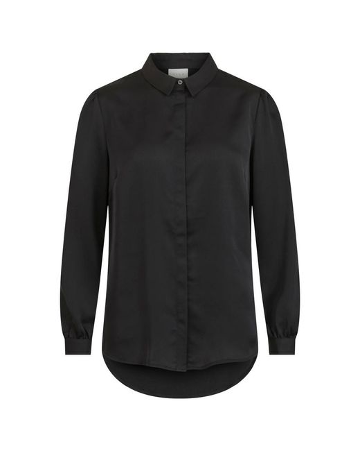 VILA CLOTHES Shirt in Black | Lyst