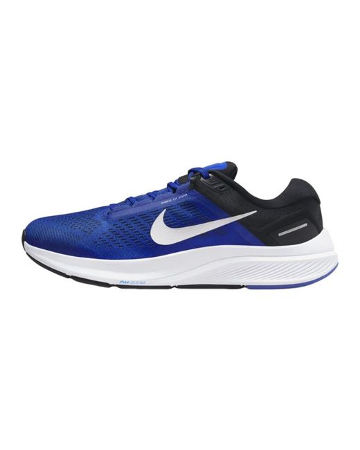 Nike Blue Air Zoom Structure 24 Shoes Running Shoes for men