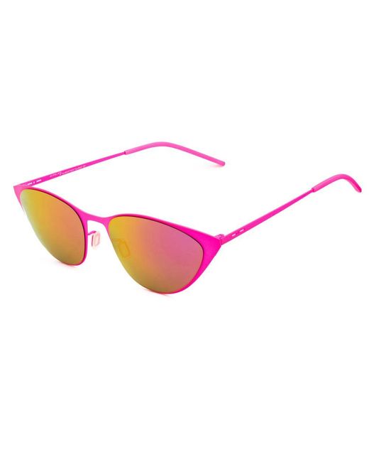 Italia Independent Pink Metal Sunglasses