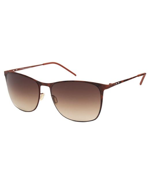 Italia Independent Brown Metal Sunglasses