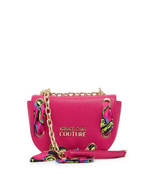 Versace Jeans Couture Jeans Crossbody Bag in Pink | Lyst