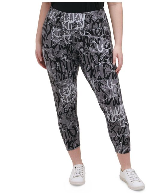 Calvin Klein Cotton Leggings Black Size 