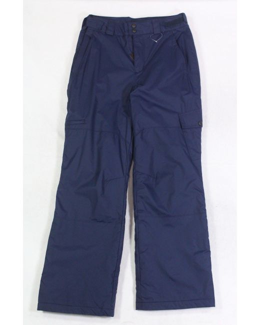 Columbia Synthetic Pants Navy Large L 