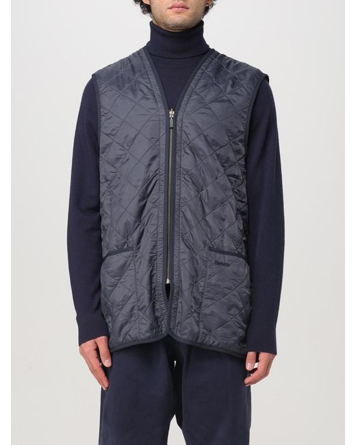 Barbour Blue Diamond Quilted Vest for men