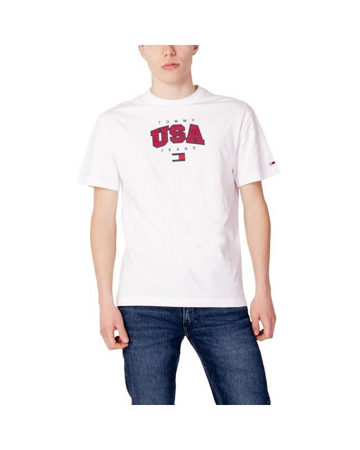 Tommy Hilfiger Jeans T-shirt in White for Men | Lyst