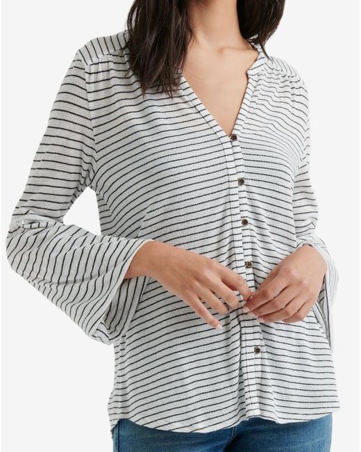 Cotton Size Small S Striped Longsleeve 