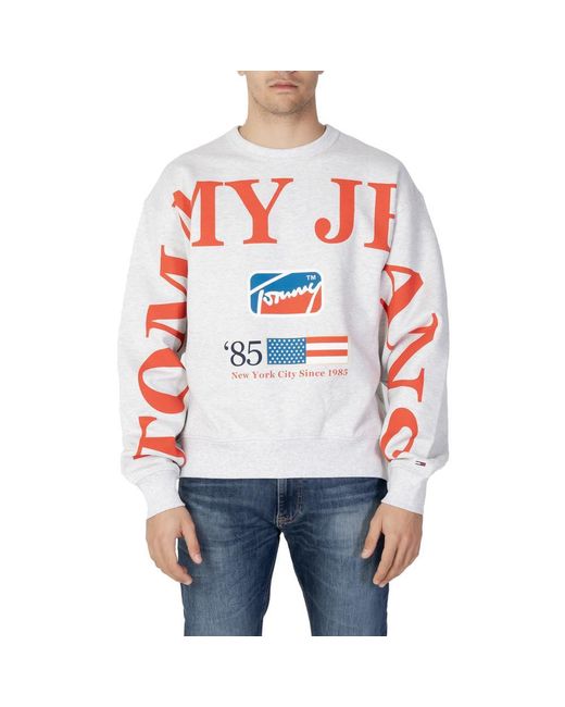 Downtown Afdeling baas Tommy Hilfiger Jeans Sweatshirt in White for Men | Lyst