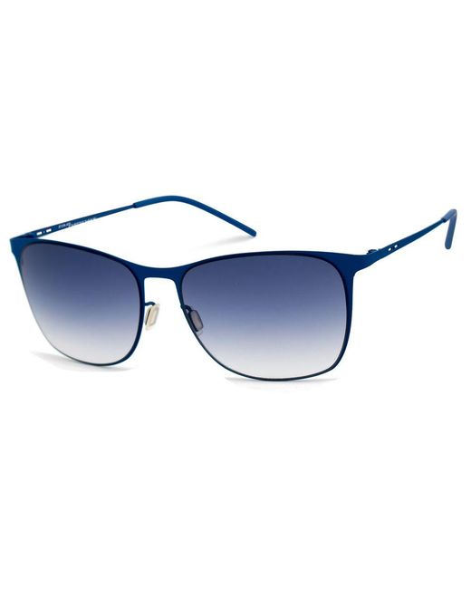Italia Independent Blue Metal Sunglasses
