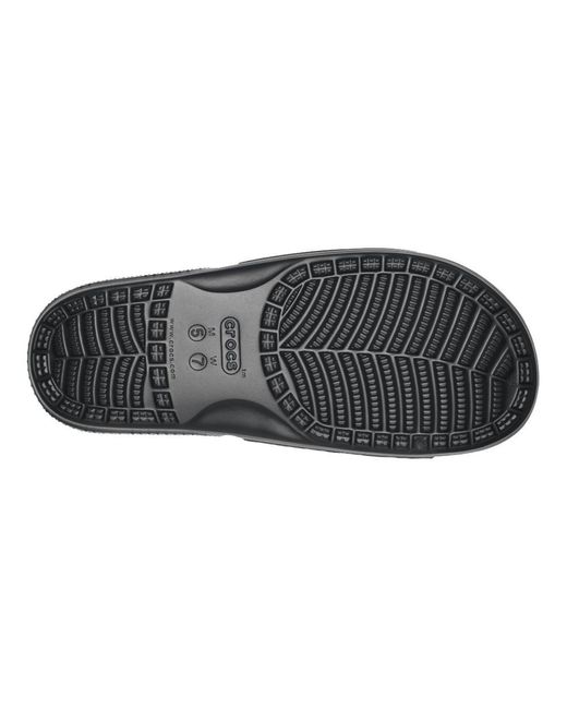 Crocs™ Classic Slide Sandals (, Size M7-w9) in Black | Lyst