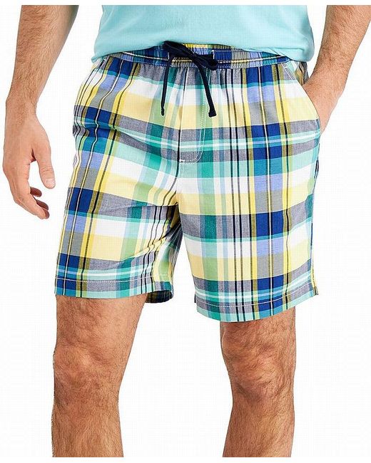 Club Room Cotton Casual Shorts Yellow 
