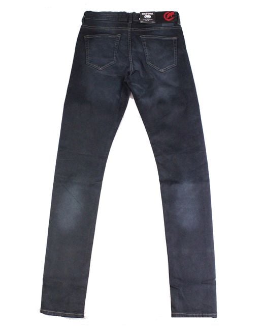 Ecko' Unltd Jeans Black Size 32x34 Denim Skinny Fit Stretch in Blue for Men  | Lyst