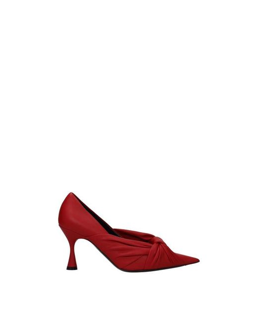 Balenciaga Heels in Red | Lyst