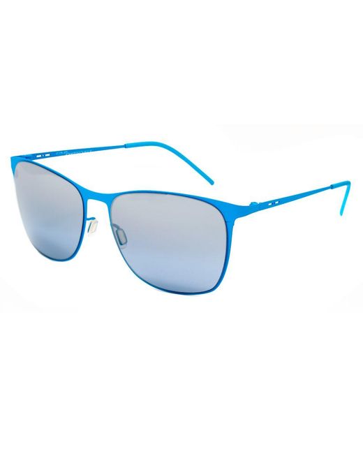 Italia Independent Blue Metal Sunglasses