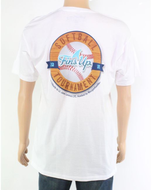 Margaritaville Cotton T-shirt White 