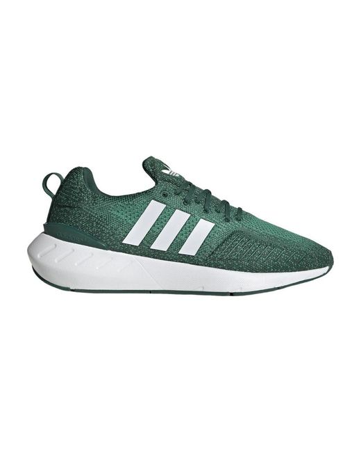 adidas Swift Run 22 Running Shoes in Green for Men | Lyst