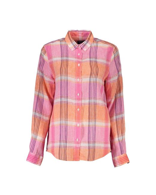 GANT Shirt In Pink | Lyst