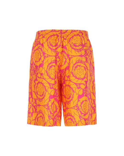 Versace Shorts in Orange for Men Lyst