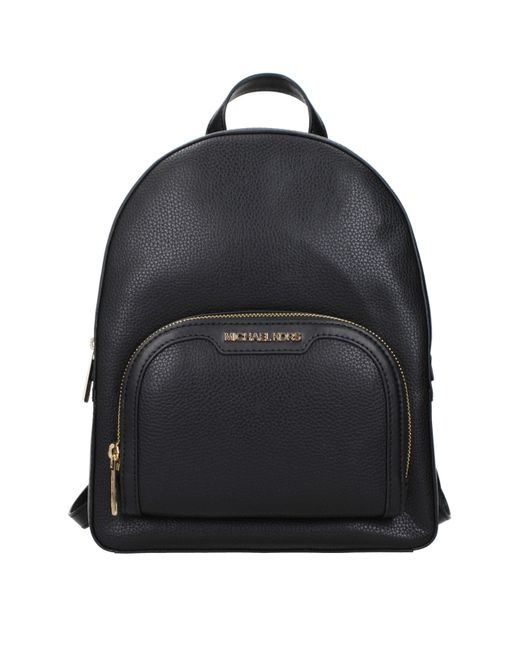 Michael Kors Black Leather Backpack