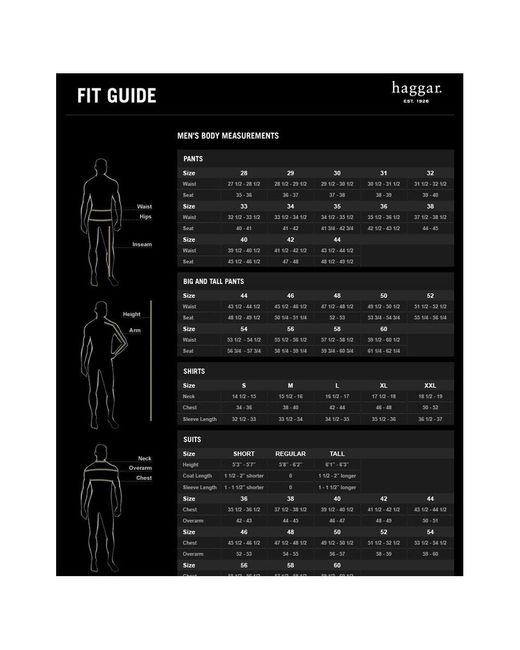 Haggar Synthetic Dress Pants Charcoal 