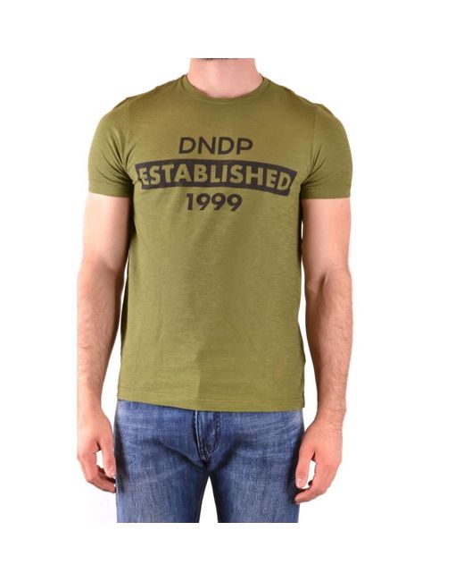 Dondup T-shirt Green for Men | Lyst