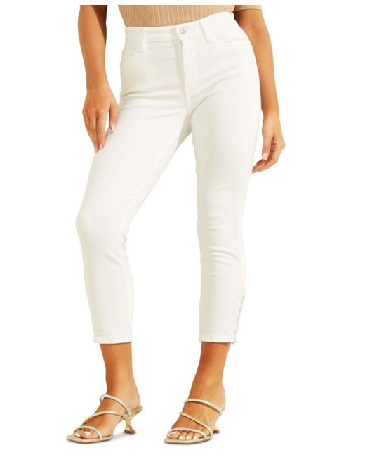 guess cropped skinny jeans