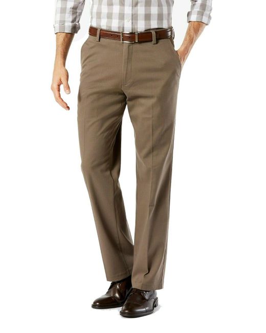 Dockers Cotton Pants Brown33x32 Khaki 