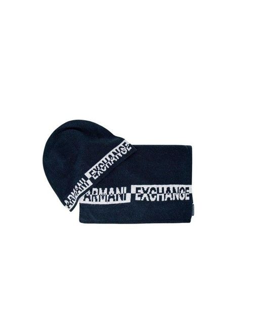 armani exchange beanie and scarf